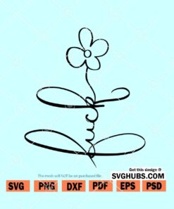 Fuck Flower Blossom SVG