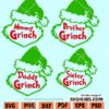 Grinch Family SVG