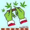 Grinch Rolling Cannabis SVG