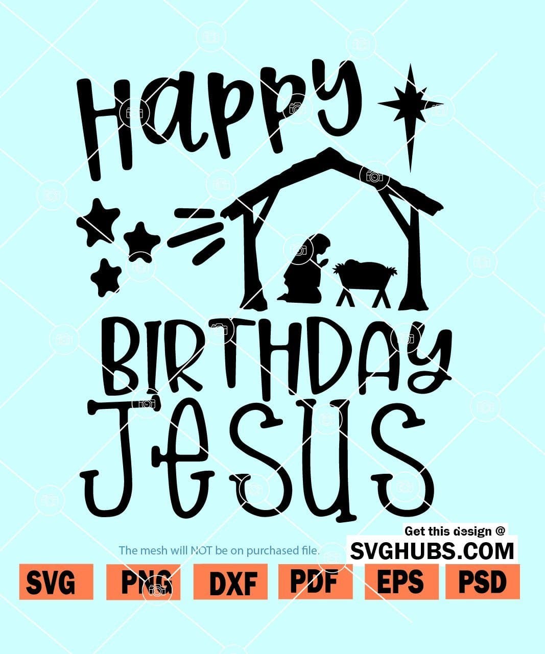 Happy Birthday Jesus Svg - vrogue.co