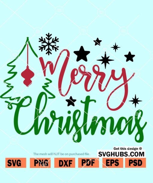 Merry Christmas SVG