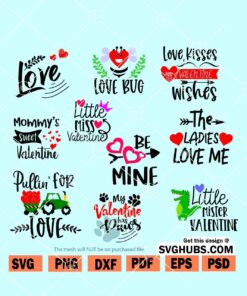 Valentine SVG bundle