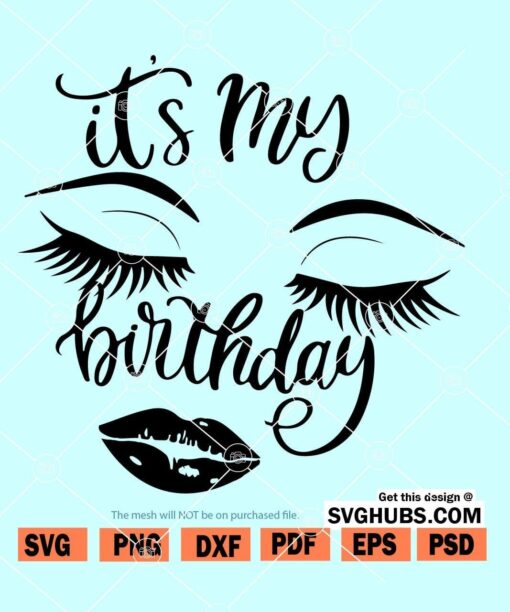 Its my birthday SVG