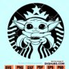 Baby Yoda Starbucks SVG