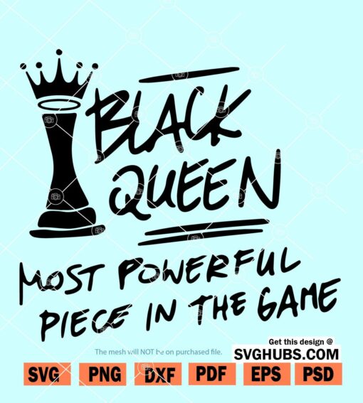 Black queen SVG