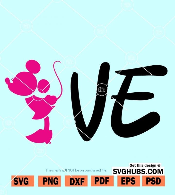 Disney Love SVG, Disney Valentine SVG, Love Disney svg - Svg Hubs