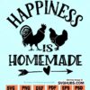 Happiness is homemade SVG