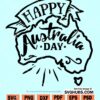 Happy Australia Day SVG