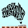 Happy Australia Day SVG