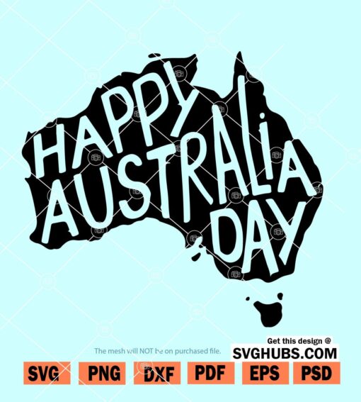 Happy Australia Day SVG