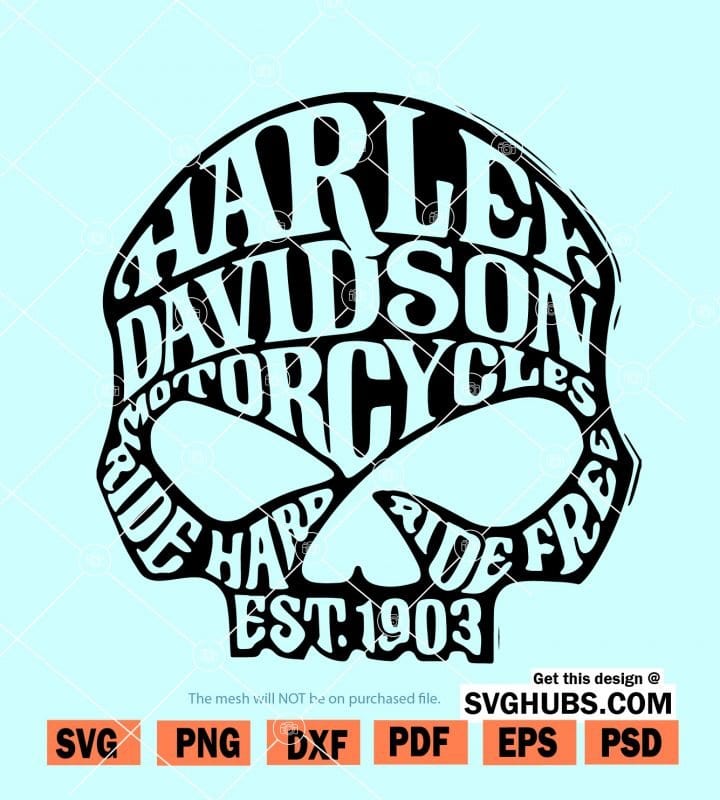 Harley Davidson skull svg, Willie G Skull SVG file, Harley Davidson svg