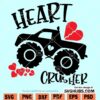 Heart Crusher truck SVG
