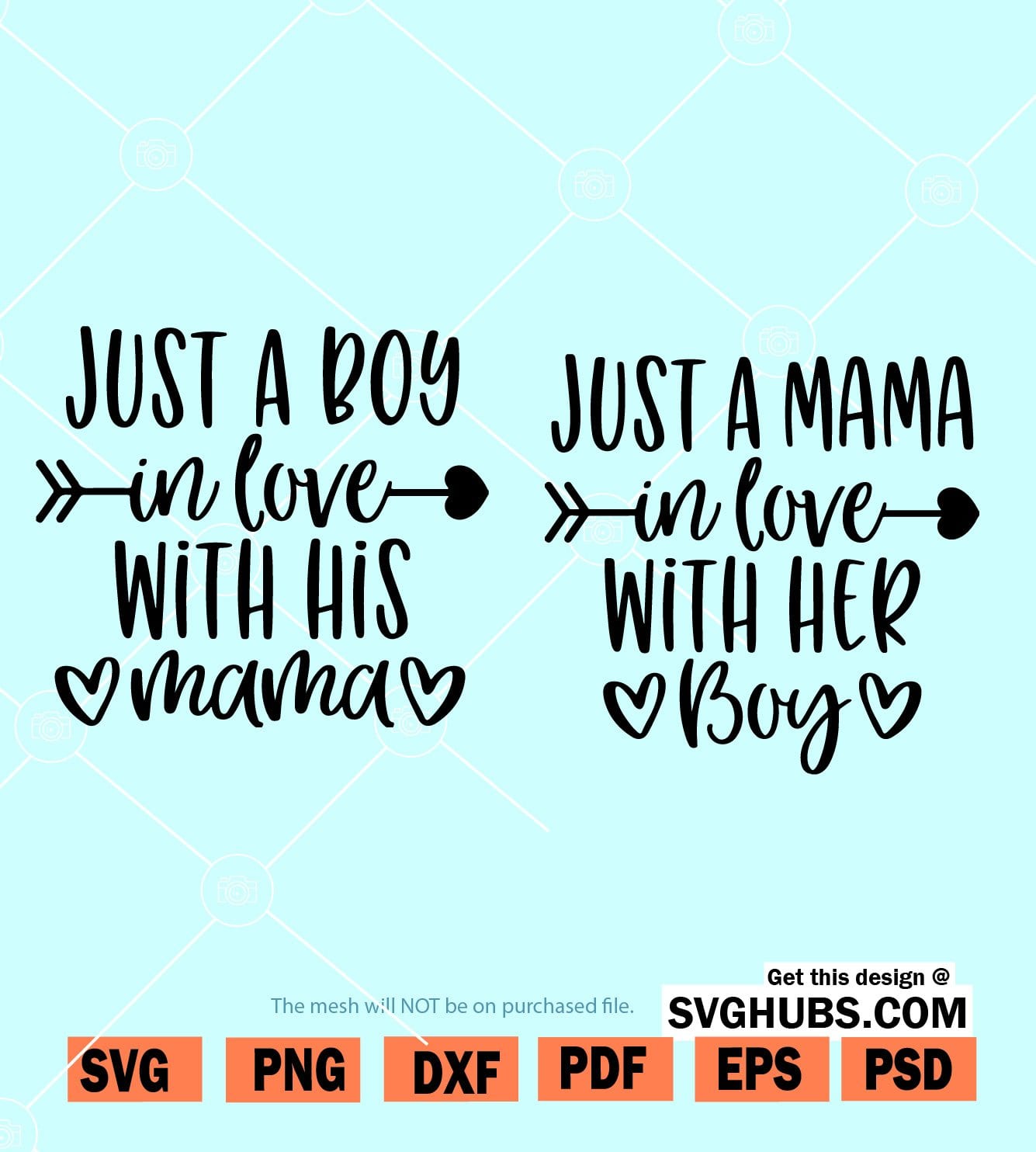 Download Just A Boy In Love With His Mama Svg Just A Mama In Love With His Boy Svg Svg Hubs