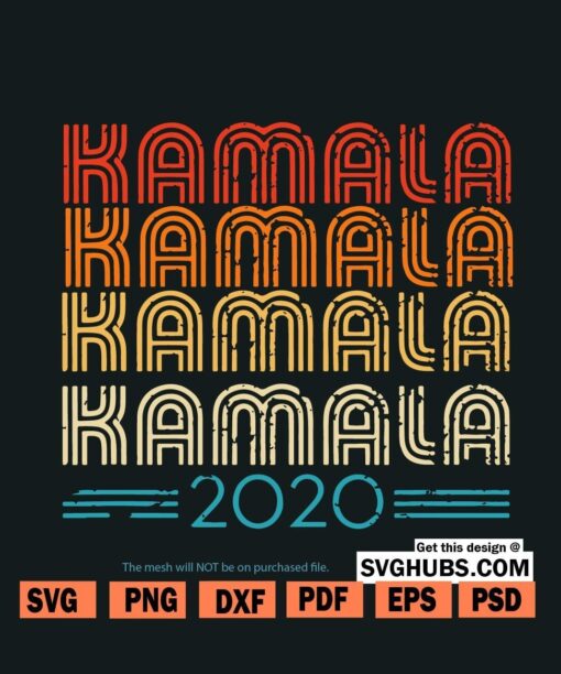 Kamala Harris 2020 SVG