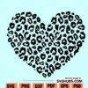 Leopard Heart SVG