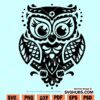 Owl Mandala SVG