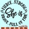 She is Strong SVG