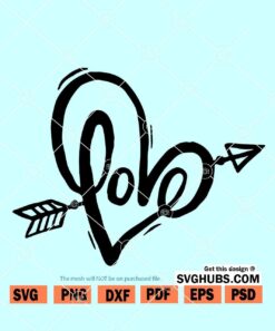 Valentine heart symbol SVG
