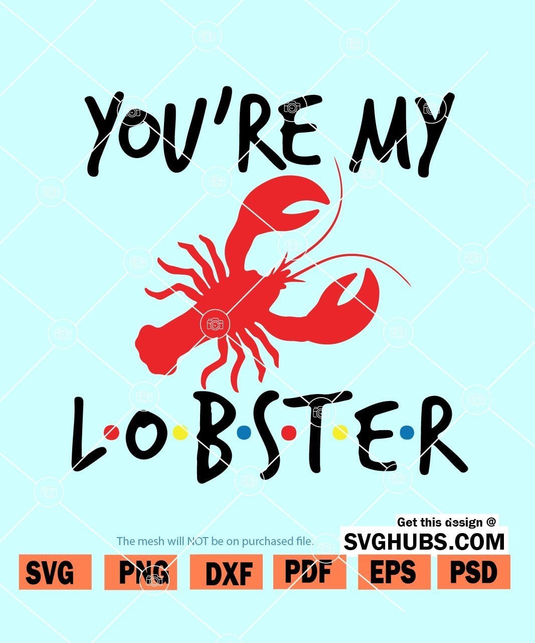 Tazza In Ceramica "You're My Lobster" - Ispirata A Friends - Capacità 313ml - Decorata A Mano In Inghilterra - Regalo Perfetto Per Fan Della Serie