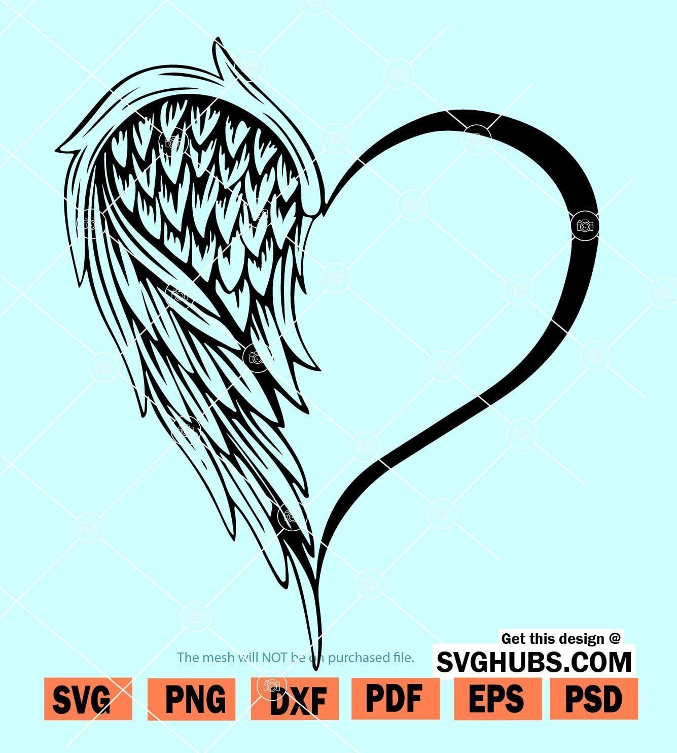 Download Angel Wings Svg File Guardian Angel Wings Svg In Loving Memory Svg Svg Hubs