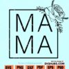 mama floral SVG