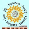sunflower quote SVG