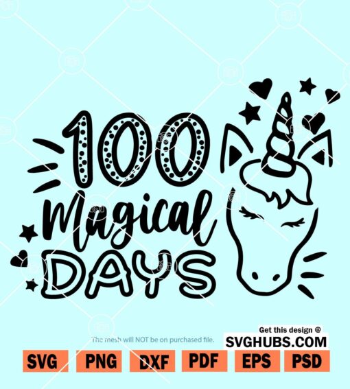 100 Days of School SVG