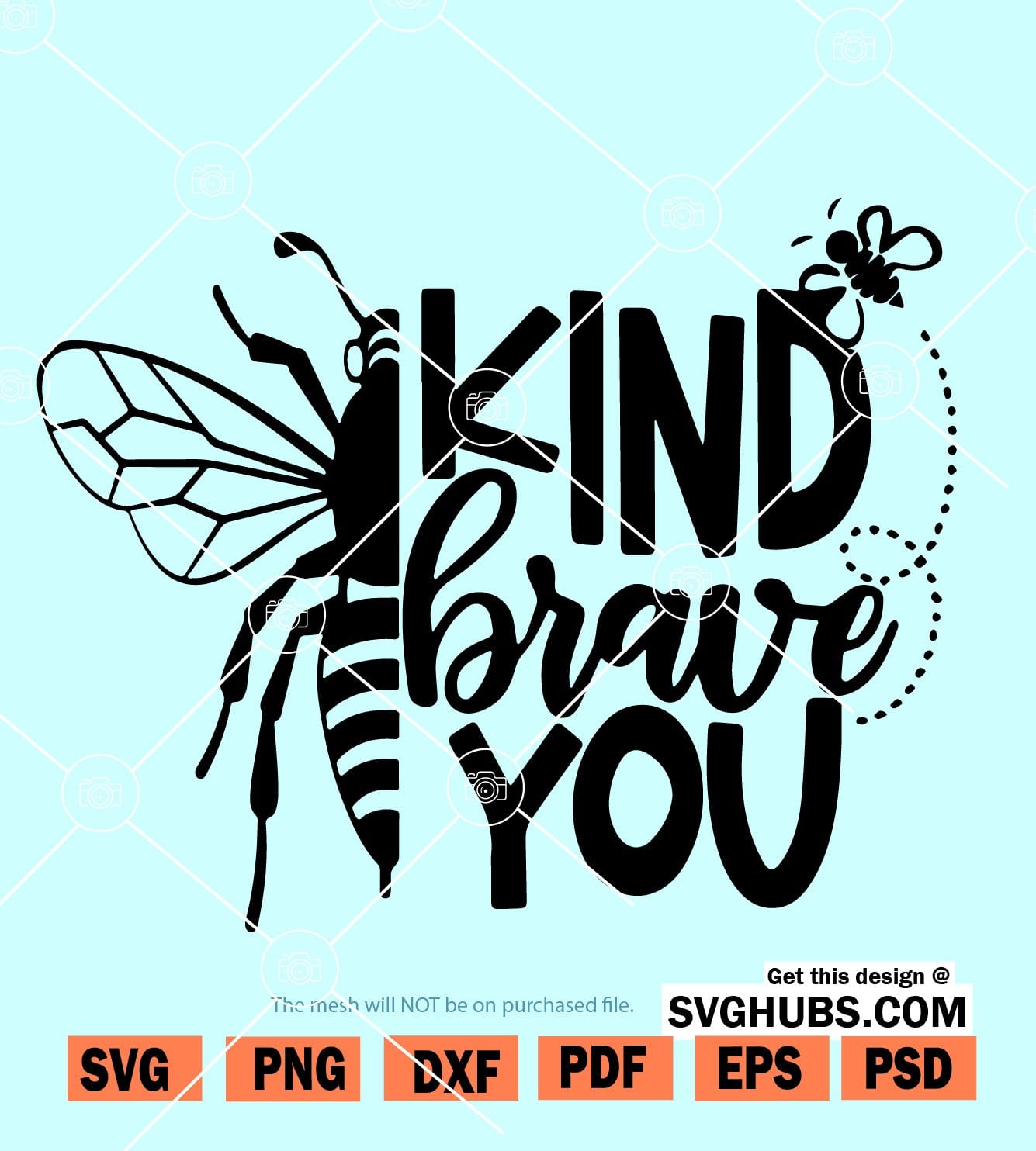 Download Eps Dfx Bee Kind Svg Png Digital File Pdf Craft Supplies Tools Collage Delage Com Br