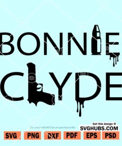 Bonnie and Clyde svg