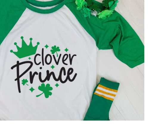 Clover prince SVG, Clover Prince St Patricks Day SVG - Image 2