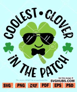 Coolest clover in the Patch SVG