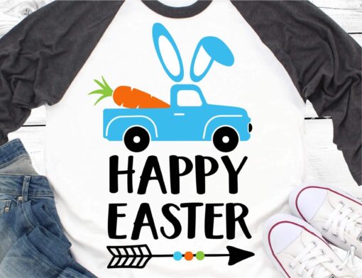 Easter Eggs Truck SVG