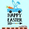 Easter Eggs Truck Svg