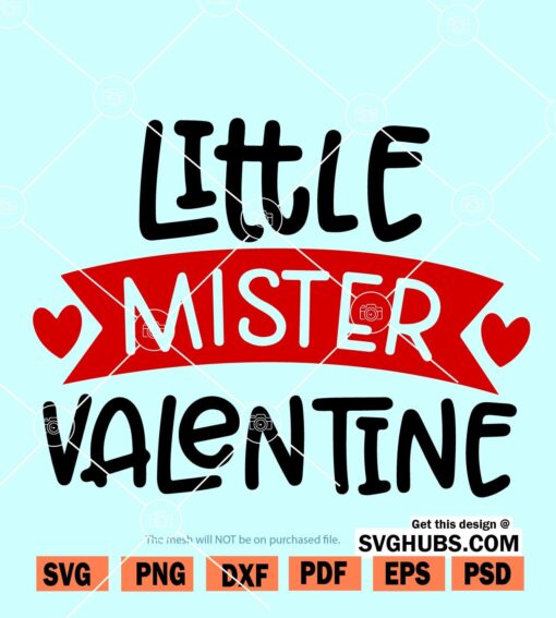 Little Mister Valentine SVG