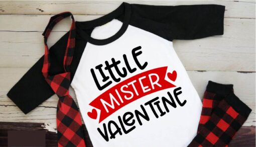 Little Mr Valentine SVG, Mister Valentine Svg, Valentine's Day Svg - Image 2