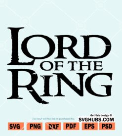 Lord of the ring SVG free