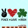 Peace Love Irish SVG
