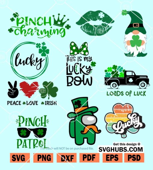 St Patrick Day SVG bundle