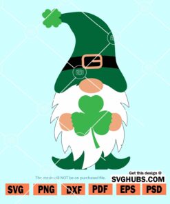 St Patrick's Day Gnomes SVG