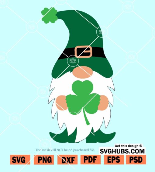 St Patrick's Day Gnomes SVG