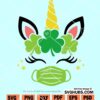 St Patricks day unicorn SVG