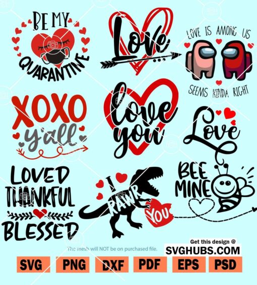 Valentine bundle SVG