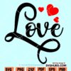 Valentine love SVG free