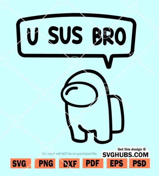 You look sus bro SVG