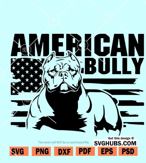 American bully Svg