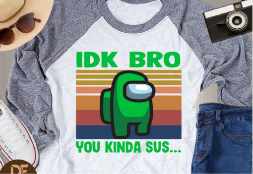 Among Us Idk Bro You Kinda Sus Svg, Among Us Idk Bro svg - Image 2