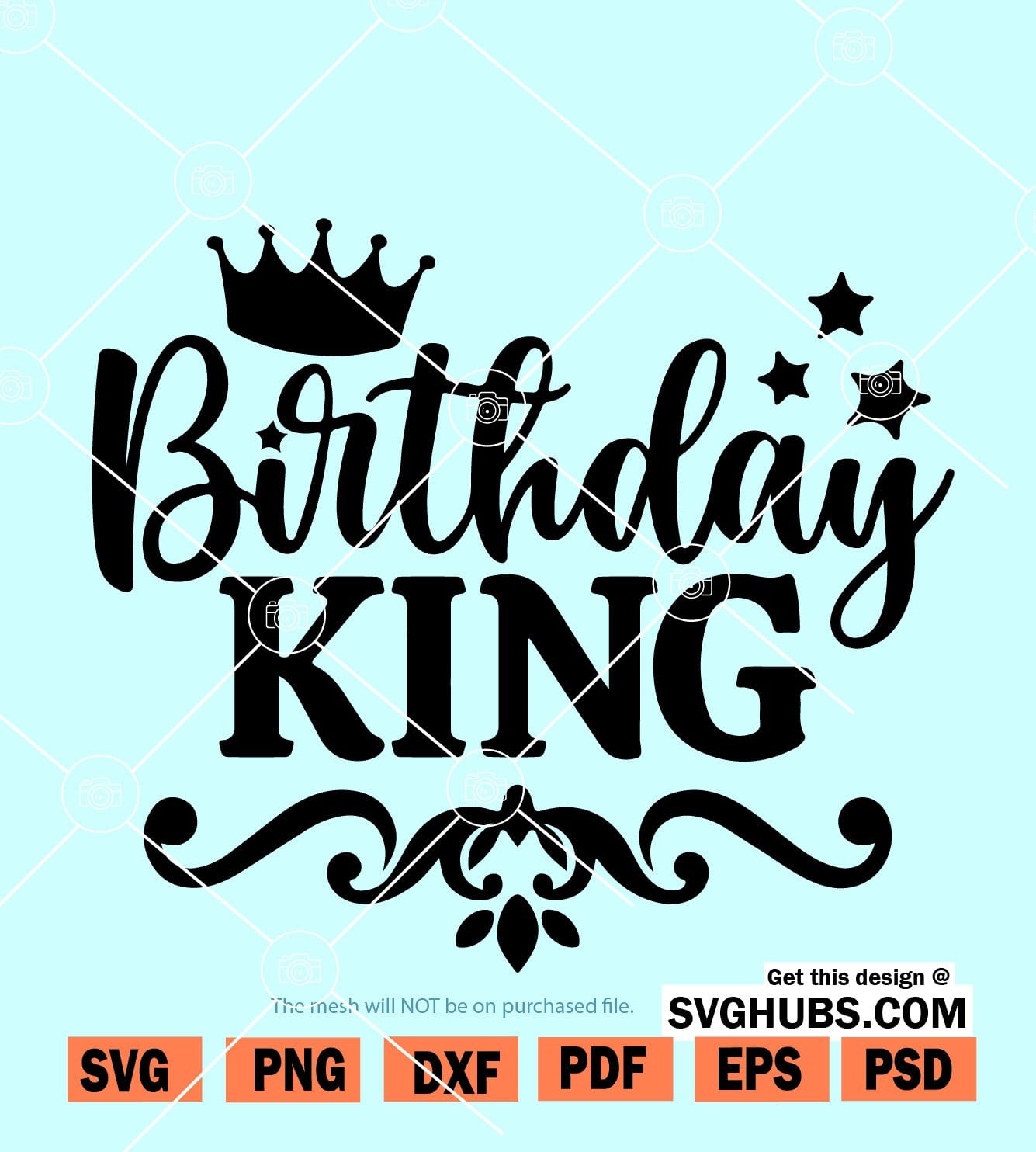 Birthday King SVG