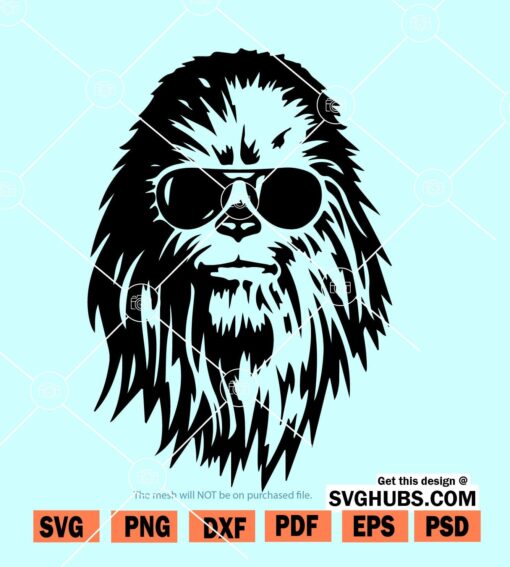 Cool Chewbacca svg