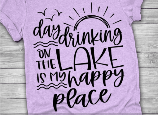 Day Drinking on the Lake Svg, Day drinking SVG, Summer Svg - Image 2