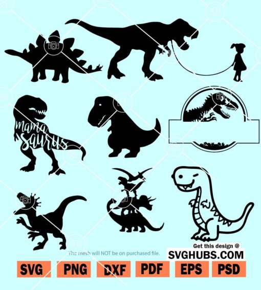 Dinosaur Svg Bundle